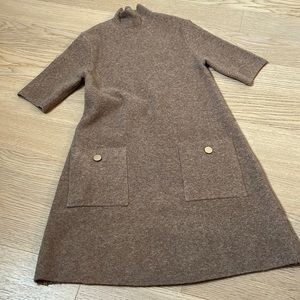 Zara knit pocket dress in size S